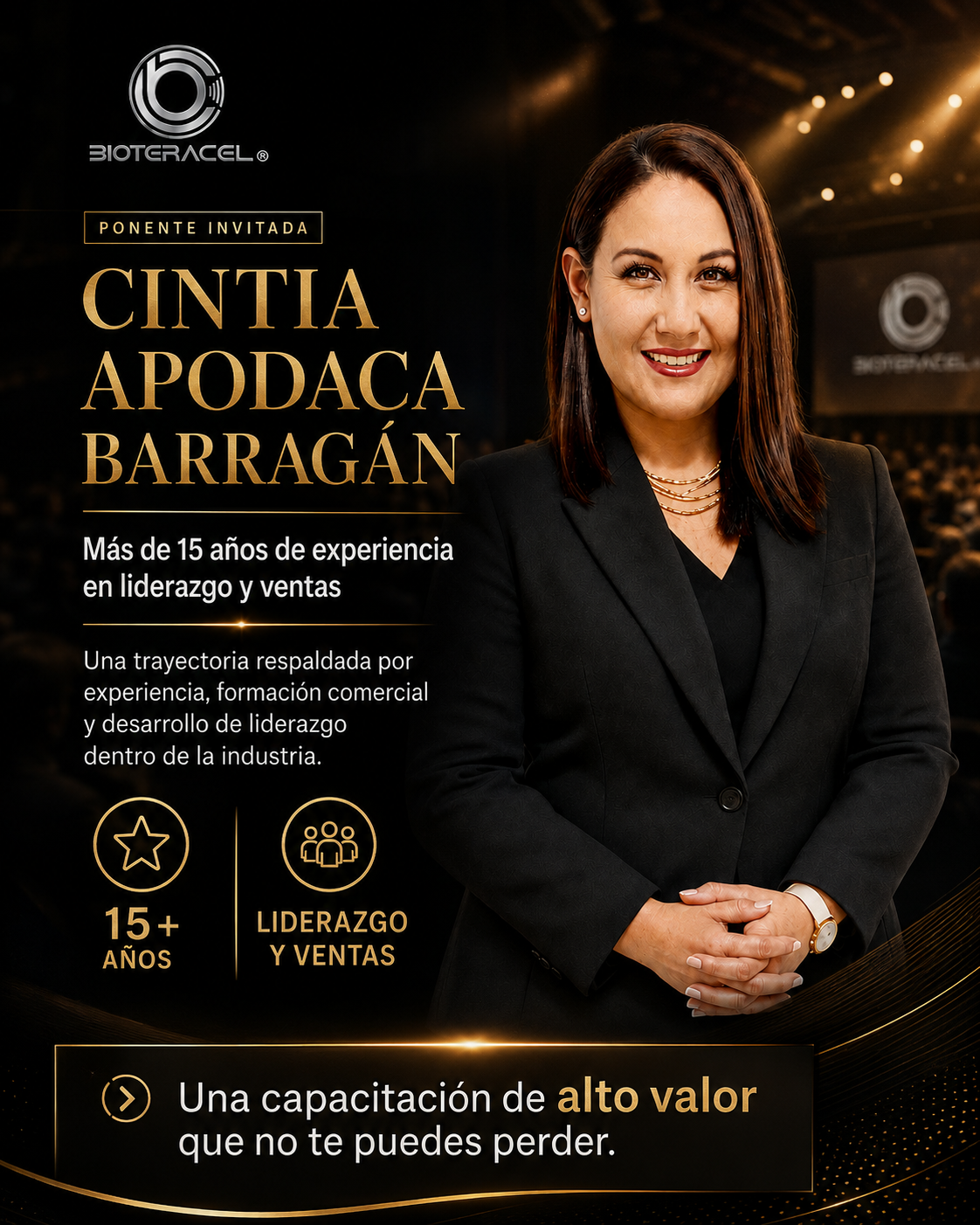 Cintia Apodaca Barragán, ponente invitada